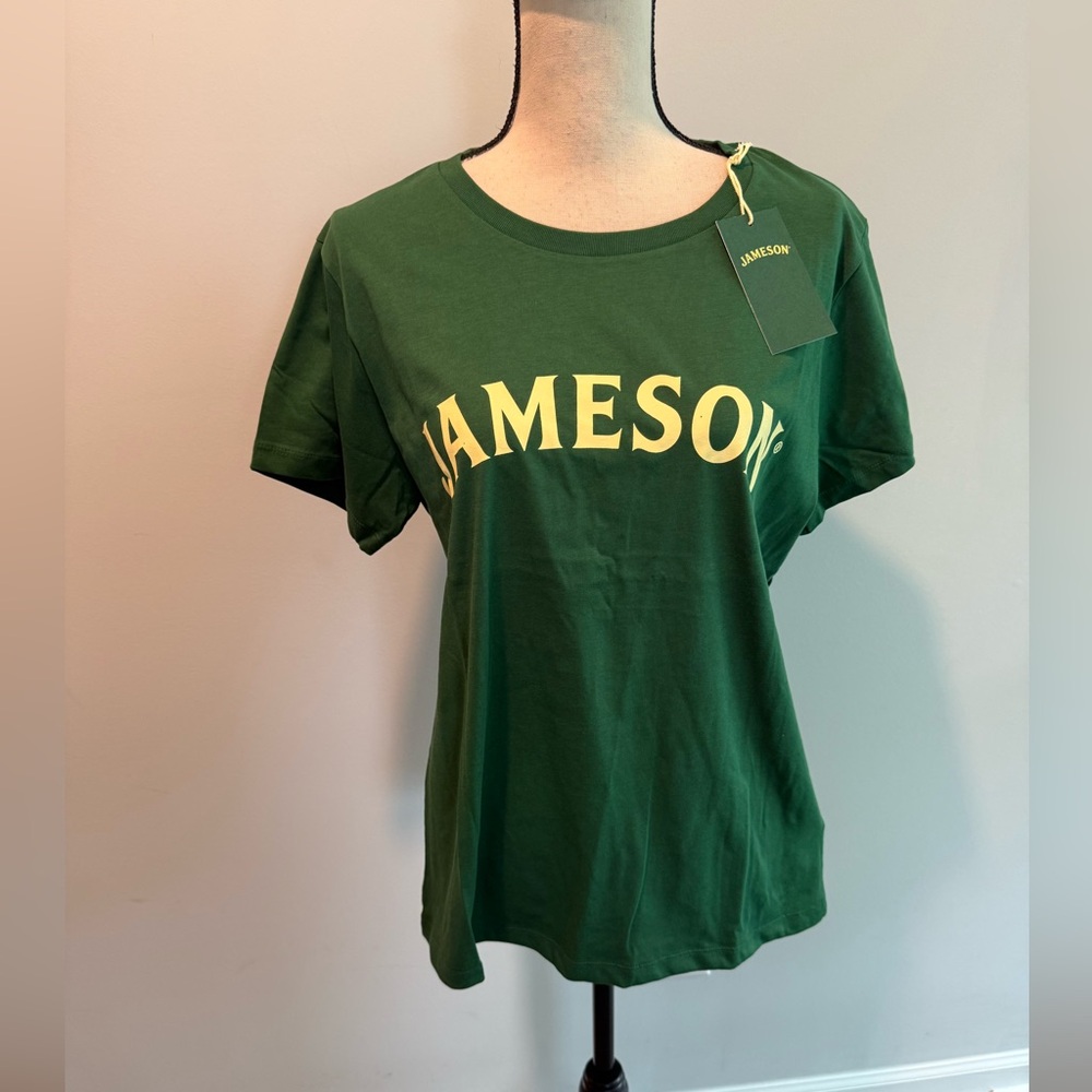 Jameson Irish Whiskey T Shirt Women’s size XL Taste Responsibly Promo Logo NWT